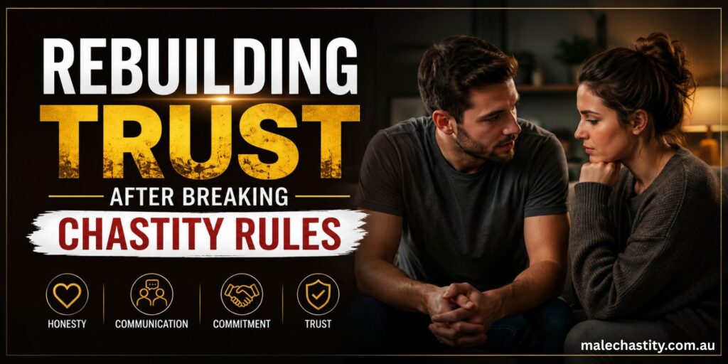 Rebuilding Trust After Breaking Chastity Rules: Better Honesty First