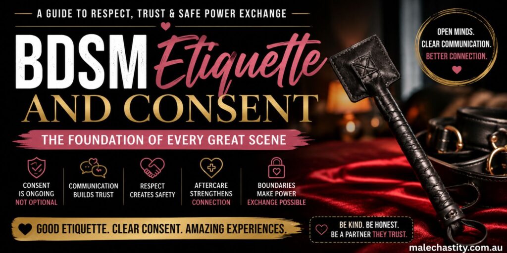 BDSM Etiquette And Consent For Better Trust And Safer Power Exchange